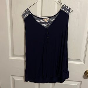 XL Skies are Blue Navy blouse